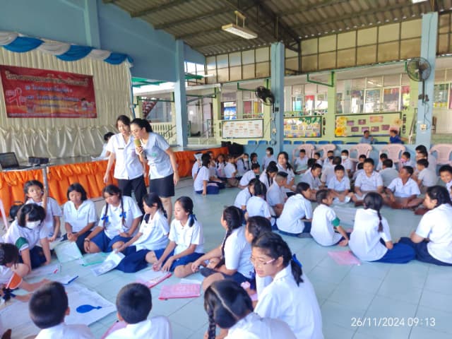 โครงการรณรงค์ต่อต้านโรคเอดส์ ประจำปี 2568 โรงเรียนป่าไม้อุทิศ ๙ ภาพที่ 5
