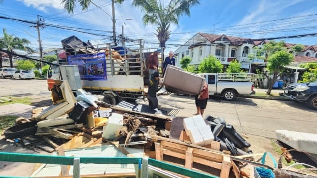 กิจกรรมจัดเก็บขยะชิ้นใหญ่ ภายใต้ โครงการ คัดแยกขยะเพื่อชุมชนสะอาด ภาพที่ 3