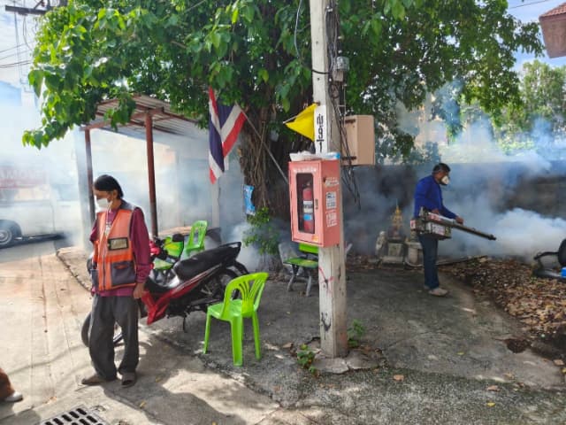 ฉีดพ่นยุงลาย ป้องกันภัยโรคไข้เลือดออก ภาพที่ 9