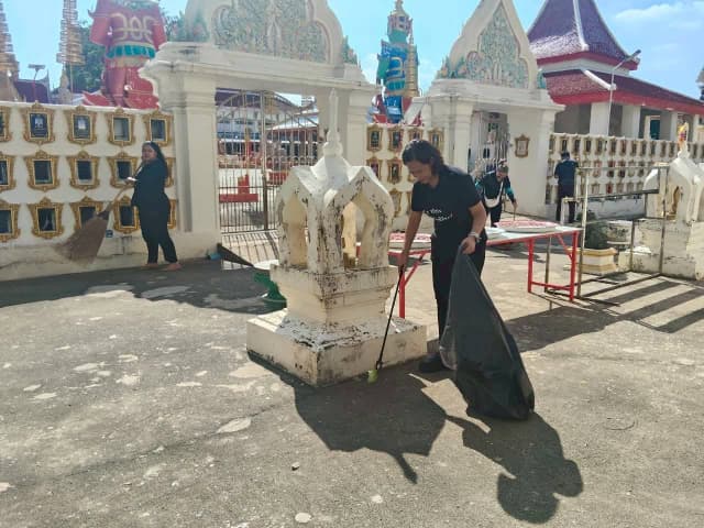 กิจกรรมบำเพ็ญประโยชน์ทำความสะอาด (Big Cleaning Day ) วัดบางรักน้อย ภาพที่ 11