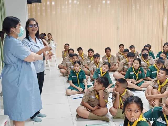 โครงการรณรงค์ต่อต้านโรคเอดส์ ประจำปี 2568 โรงเรียนวัดบางรักน้อย ภาพที่ 3