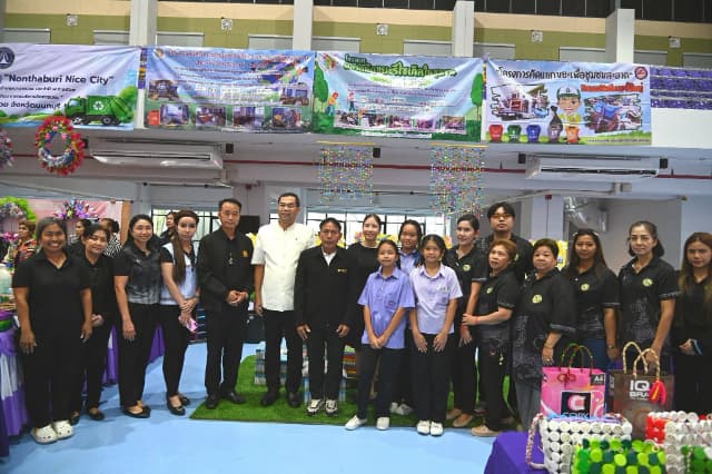 โครงการยกระดับปรับภูมิทัศน์เมืองนนทบุรีสู่เมืองน่าอยู่ "Nonthaburi Nice City" ภายใต้แผนปฏิบัติการจัดการขยะมูลฝอยชุมชน "จังหวัดสะอาด" ณ องค์การบริหารส่วนจังหวัดนนทบุรี ภาพที่ 16
