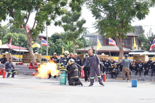 ครงการฝึกซ้อมแผนด้านการป้องกันและบรรเทาสาธารณภัย ประจำปี 2568 ภาพที่ 13