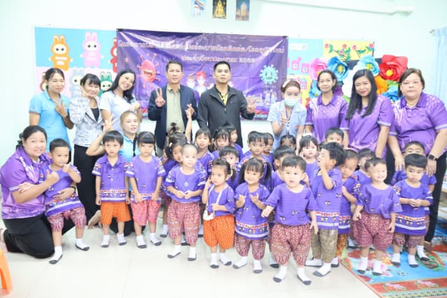 โครงการเฝ้าระวังการเเพร่ระบาดโรคติดต่อ/โรคอุบัติใหม่ ประจำปีงบประมาณ 2568 ณ ศูนย์พัฒนาเด็กเล็กป่าไม้อุทิศ๙ จังหวัดนนทบุรี ภาพที่ 10
