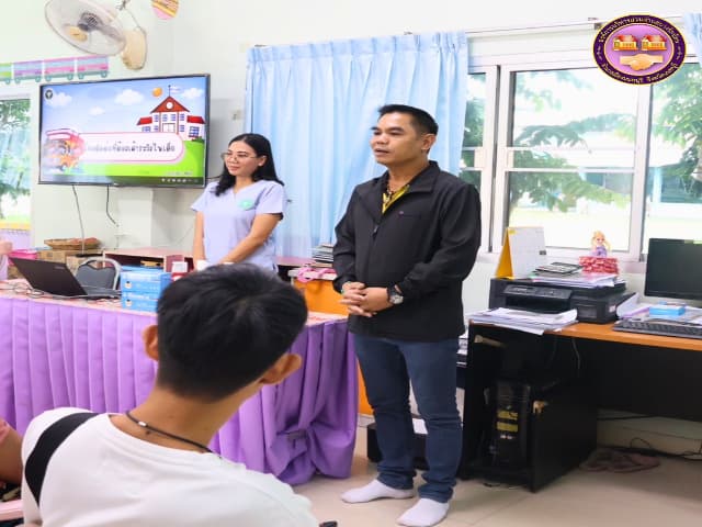 โครงการเฝ้าระวังการเเพร่ระบาดโรคติดต่อ/โรคอุบัติใหม่ ประจำปีงบประมาณ 2568 ณ ศูนย์พัฒนาเด็กเล็กป่าไม้อุทิศ๙ จังหวัดนนทบุรี ภาพที่ 9