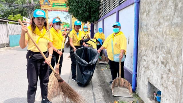 โครงการนนทบุรีน่าอยู่ เฉลิมพระเกียรติ สมเด็จพระนางเจ้าฯ พระบรมราชินี เนื่องในโอกาสวันเฉลิมพระชนมพรรษา 3 มิถุนายน 2568 Big Cleaning Day ณ วัดบางศรีเมือง จังหวัดนนทบุรี ภาพที่ 18