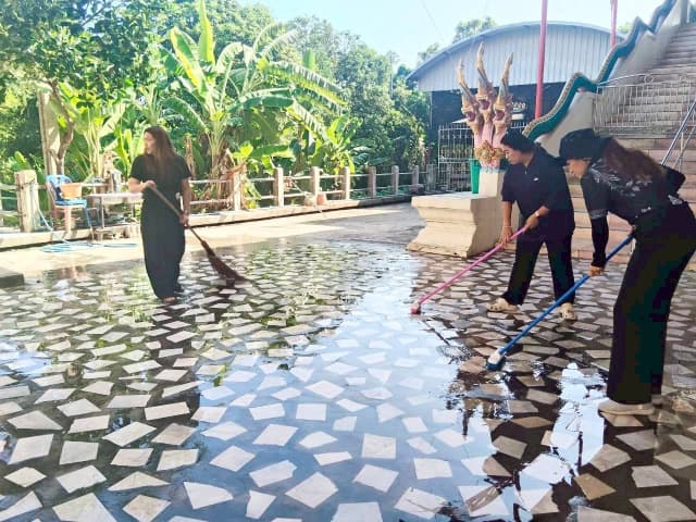 กิจกรรมบำเพ็ญประโยชน์ทำความสะอาด (Big Cleaning Day ) วัดบางรักน้อย ภาพที่ 10