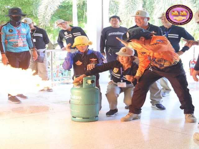 โครงการฝึกอบรมและทบทวนอาสาสมัครป้องกันภัยฝ่ายพลเรือน(อปพร)ประจำปี 2568 ภาพที่ 2