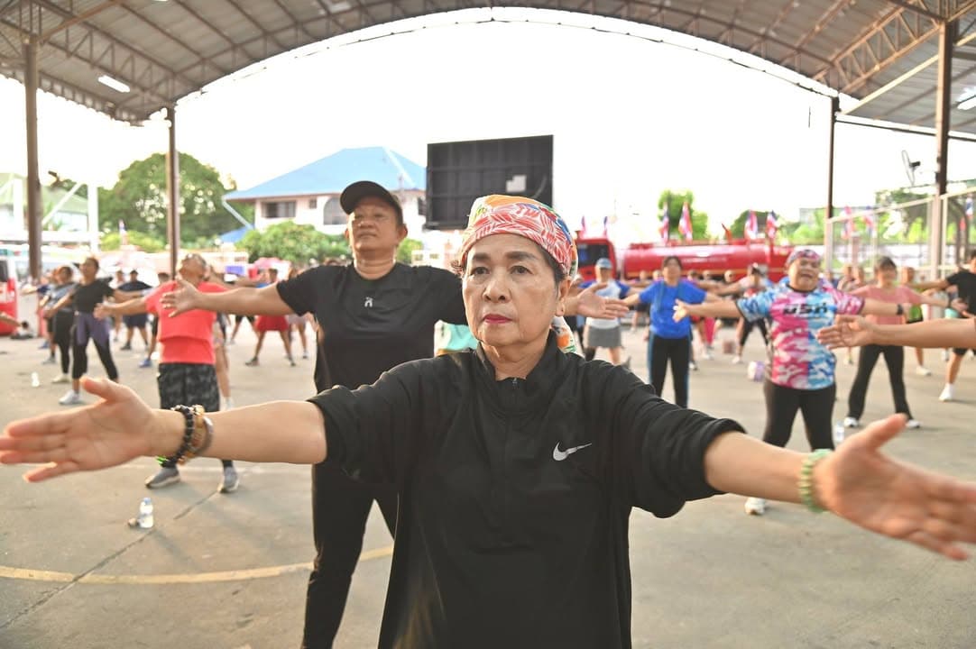 โครงการส่งเสริมสุขภาพประชาชนด้วยการออกกำลังกายเต้นแอโรบิก ประจำปี 2569 ภาพที่ 33