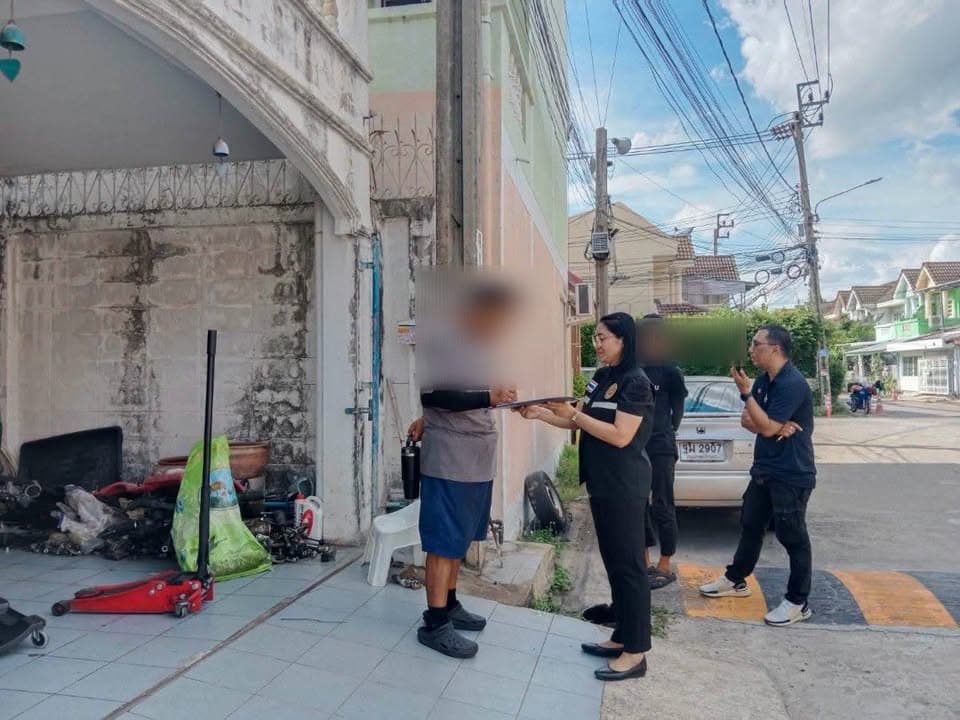 เทศบาลเมืองบางรักน้อยลงพื้นที่ตรวจสอบเรื่องร้องเรียน กรณีเสียงดังรบกวนประชาชน ภาพที่ 4