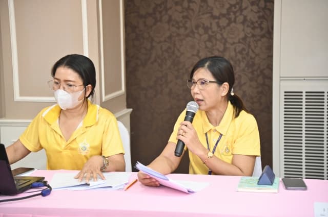 ประชุมการจัดงานสืบสานประเพณีวันสงกรานต์ วันครอบครัวและวันผู้สูงอายุ ภาพที่ 6
