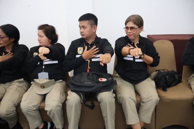 โครงการฝึกอบรมและทบทวนอาสาสมัครป้องกันภัยฝ่ายพลเรือน(อปพร)ประจำปี 2568 ภาพที่ 17