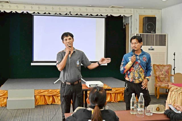 โครงการฝึกอบรมและทบทวนอาสาสมัครป้องกันภัยฝ่ายพลเรือน(อปพร)ประจำปี 2568 ภาพที่ 16