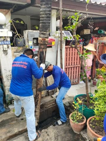 กองสาธารณสุขและสิ่งแวดล้อม ดำเนินการดูดลอกท่อระบายน้ำ หมู่บ้านนันทนาการ์เด้นท์ 2 ภาพที่ 2