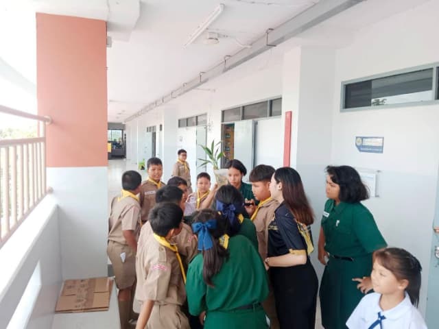 โครงการอบรมรณรงค์ป้องกันโรคไข้เลือดออก ณ โรงเรียนวัดบางรักน้อย ภาพที่ 14