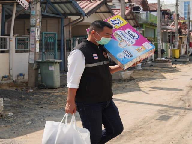 📢 ลงพื้นที่มอบวัสดุอุปกรณ์ที่จำเป็นสำหรับผู้ที่มีภาวะพึ่งพิงในตำบล📢 ภาพที่ 39