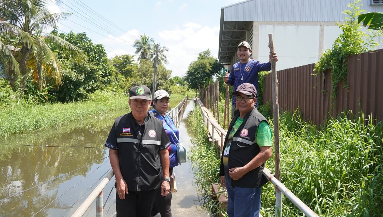เทศบาลเมืองบางรักน้อยลงพื้นที่ซอยขุดใหม่ หมู่ 5 เตรียมความพร้อมรับสถานการณ์น้ำท่วม ภาพที่ 8