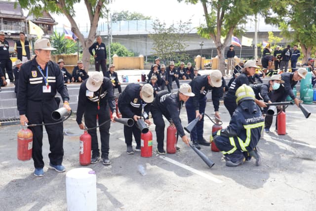 ครงการฝึกซ้อมแผนด้านการป้องกันและบรรเทาสาธารณภัย ประจำปี 2568 ภาพที่ 24