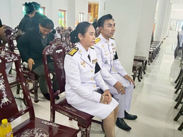 ร่วมพิธีบำเพ็ญกุศลปัณรสมวาร (15 วัน) เพื่ออุทิศถวายเป็นพระราชกุศล แด่สมเด็จพระเจ้าลูกเธอ เจ้าฟ้าพัชรกิติยาภา นเรนทิราเทพยวดี กรมหลวงราชสาริณีสิริพัชร มหาวัชรราชธิดา ภาพที่ 5