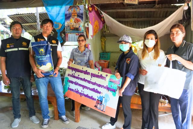 📢 ลงพื้นที่มอบวัสดุอุปกรณ์ที่จำเป็นสำหรับผู้ที่มีภาวะพึ่งพิงในตำบล📢 ภาพที่ 20
