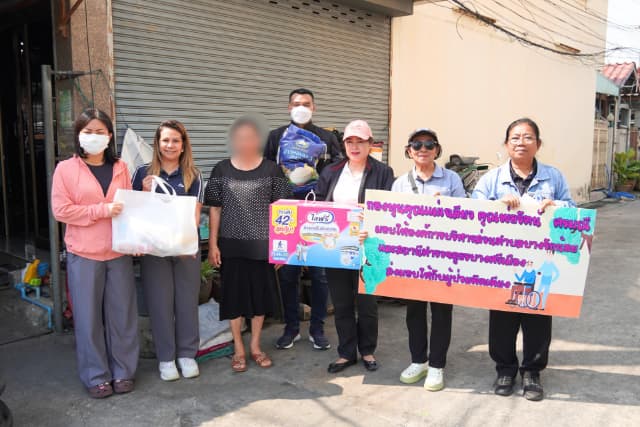 📢 ลงพื้นที่มอบวัสดุอุปกรณ์ที่จำเป็นสำหรับผู้ที่มีภาวะพึ่งพิงในตำบล📢 ภาพที่ 4