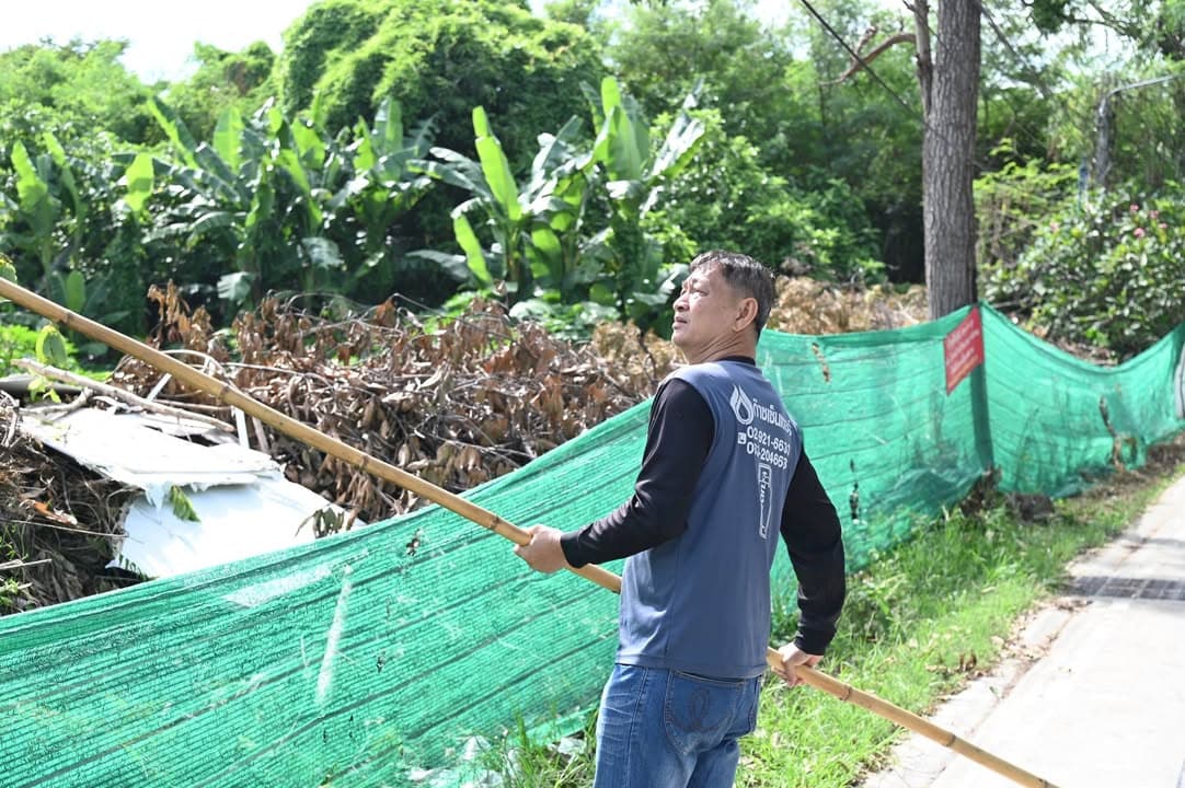 เทศบาลเมืองบางรักน้อย ลงพื้นที่ปรับปรุงภูมิทัศน์ในเขตเทศบาล ภาพที่ 4