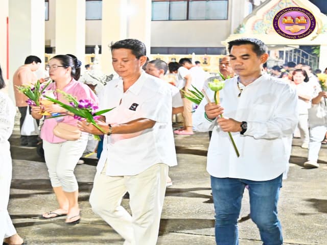 โครงการสืบสานประเพณีแห่เทียน และสวดมนต์ปฏิบัติธรรม เนื่องในวันเข้าพรรษาและวันอาสาฬหบูชา ประจำปี 2568 ภาพที่ 16