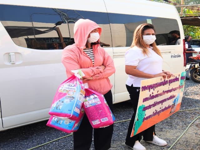 📢 ลงพื้นที่มอบวัสดุอุปกรณ์ที่จำเป็นสำหรับผู้ที่มีภาวะพึ่งพิงในตำบล📢 ภาพที่ 7