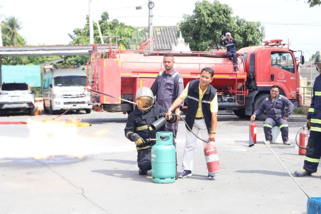 ครงการฝึกซ้อมแผนด้านการป้องกันและบรรเทาสาธารณภัย ประจำปี 2568 ภาพที่ 4