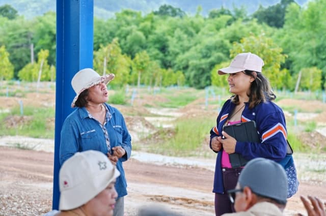 โครงการอบรมและศึกษาดูงานด้านการเกษตรผสมผสาน เกษตรทางเลือก เกษตรอินทรีย์ และเกษตรทฤษฏีใหม่ ภาพที่ 8