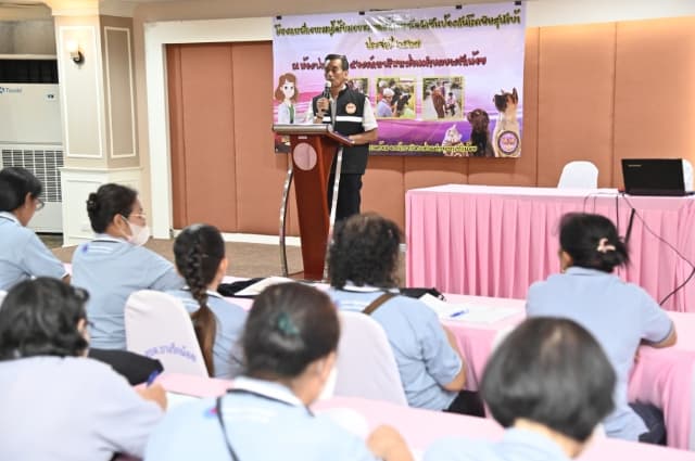 โครงการฝึกอบรมผู้ได้รับมอบหมายให้ทำการฉีดวัคซีนป้องกันโรคพิษสุนัขบ้า ประจำปี 2567 ภาพที่ 9