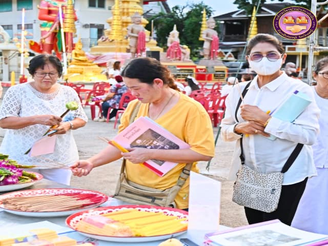 โครงการสืบสานประเพณีแห่เทียน และสวดมนต์ปฏิบัติธรรม เนื่องในวันเข้าพรรษาและวันอาสาฬหบูชา ประจำปี 2568 ภาพที่ 6