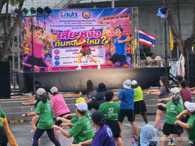 โครงการส่งเสริมสุขภาพประชาชนด้วยการออกกำลังกายเต้นแอโรบิค ประจำปีงบประมาณ พ.ศ. 2569 ภาพที่ 2