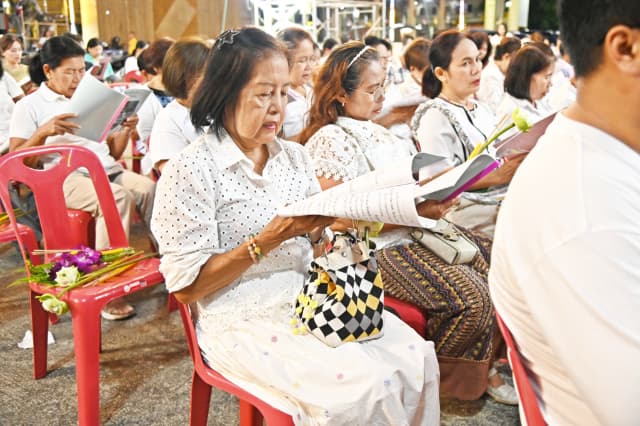 โครงการสืบสานประเพณีแห่เทียน และสวดมนต์ปฏิบัติธรรม เนื่องในวันเข้าพรรษาและวันอาสาฬหบูชา ประจำปี 2568 ภาพที่ 33
