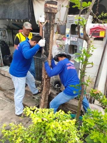กองสาธารณสุขและสิ่งแวดล้อม ดำเนินการดูดลอกท่อระบายน้ำ หมู่บ้านนันทนาการ์เด้นท์ 2 ภาพที่ 1