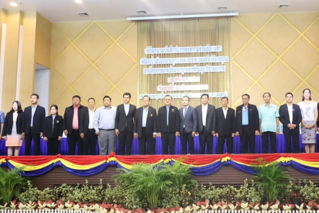 พิธีลงนามบันทึกข้อตกลงความร่วมมือ และพิธีมอบป้ายสัญลักษณ์รับรองมาตรฐาน SAN (สะอาด ปลอดภัย ได้มาตรฐาน) ภาพที่ 37