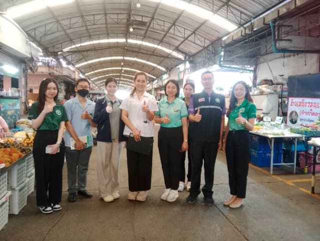ตรวจตลาดร่วมกับสาธารณสุขอำเภอสาธารณสุขจังหวัด ภาพที่ 3