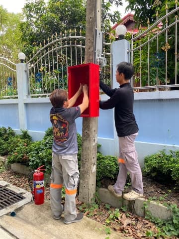 ตรวจสอบและเปลี่่ยนจุดติดตั้งถังดับเพลิง ซ.บางรักน้อย 7 ภาพที่ 2