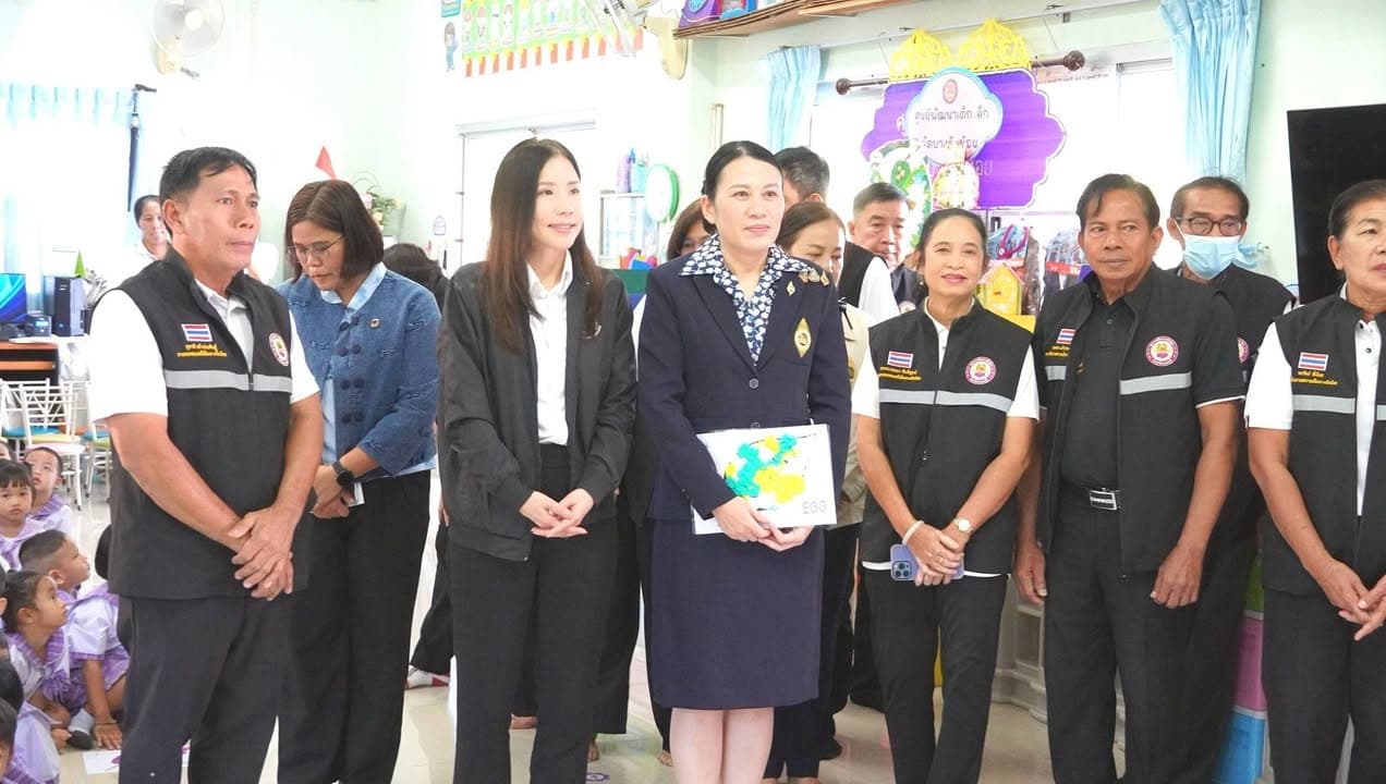 กองทุนพัฒนาเด็กชนบทในพระราชูปถัมภ์ฯ จังหวัดนนทบุรี ลงพื้นที่ตรวจเยี่ยมเด็กเล็ก ณ ศูนย์พัฒนาเด็กเล็กวัดบางรักน้อย ภาพที่ 4