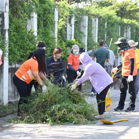 โครงการรณรงค์ส่งเสริมเพื่อรักษาสภาพแวดล้อมภายในตำบล บริเวณ ซอยประชาร่วมใจ หมู่ที่ 1 ภาพที่ 6