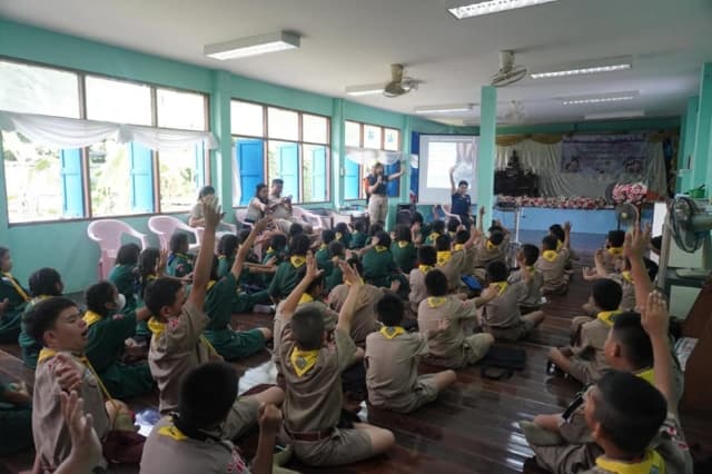 โครงการอบรมเชิงปฏิบัติการช่วยฟื้นคืนชีพขั้นพื้นฐาน ประจำปี 2566 ภาพที่ 5