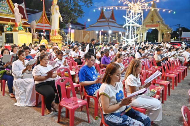 โครงการสืบสานประเพณีแห่เทียน และสวดมนต์ปฏิบัติธรรม เนื่องในวันเข้าพรรษาและวันอาสาฬหบูชา ประจำปี 2568 ภาพที่ 14