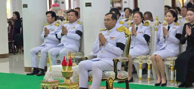 ร่วมพิธีบำเพ็ญกุศลสัตตมวาร (๗ วัน) เพื่ออุทิศถวายเป็นพระกุศล สมเด็จพระเจ้าลูกเธอ เจ้าฟ้าภัชรกิติยาภา นเรนทิราเทพยวดี กรมหลวงราชสาริณีสิริพัชร มหาวัชรราชธิดา ภาพที่ 4