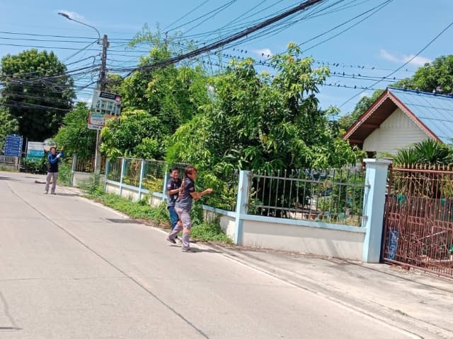 งานป้องกันและบรรเทาสาธารณภัยได้ดำเนินการจัดเก็บสายเคเบิลให้เป็นระเบียบเรียบร้อย ภาพที่ 3