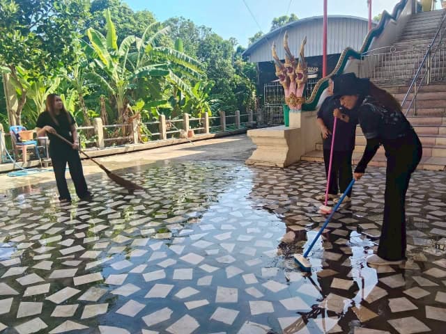 กิจกรรมบำเพ็ญประโยชน์ทำความสะอาด (Big Cleaning Day ) วัดบางรักน้อย ภาพที่ 14