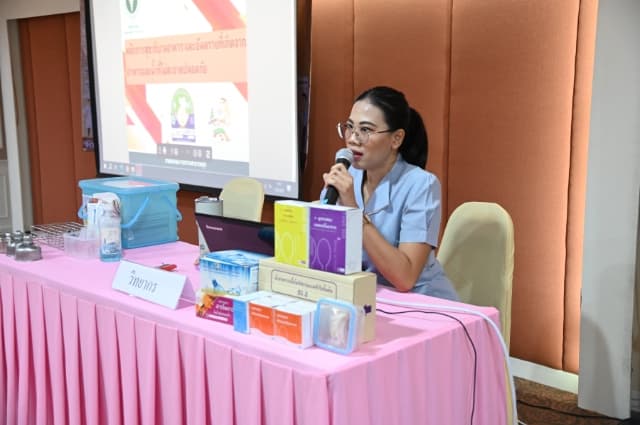 โครงการอบรมผู้สัมผัสอาหาร ภายใต้โครงการพัฒนาร้านอาหาร ผ่านเกณฑ์มาตรฐาน อาหารสะอาด รสชาติอร่อย ภาพที่ 4