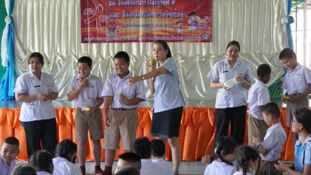 โครงการรณรงค์ต่อต้านโรคเอดส์ ประจำปี 2568 โรงเรียนป่าไม้อุทิศ ๙ ภาพที่ 19