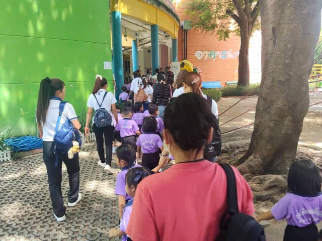 กิจกรรมทัศนศึกษาเพื่อพัฒนาคุณภาพผู้เรียน ภายใต้โครงการเงินอุดหนุนสำหรับสนับสนุนค่าใช้จ่ายในการจัดการศึกษาสำหรับศูนย์พัฒนาเด็กเล็ก (ศพด.) ภาพที่ 42