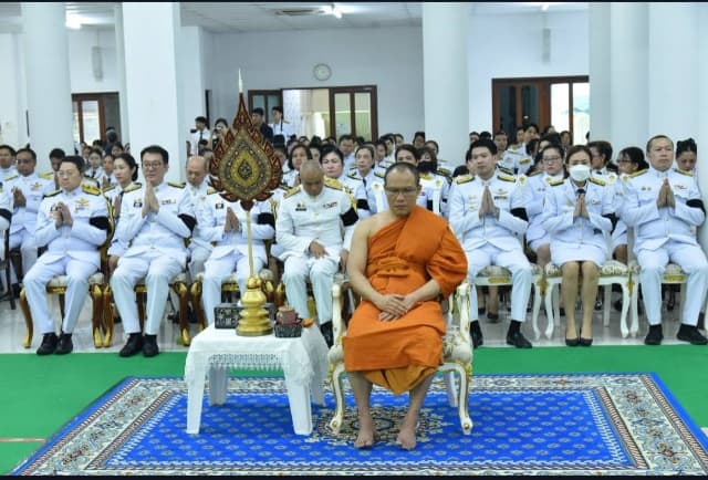 ร่วมพิธีบำเพ็ญกุศลสัตตมวาร (๗ วัน) เพื่ออุทิศถวายเป็นพระกุศล สมเด็จพระเจ้าลูกเธอ เจ้าฟ้าภัชรกิติยาภา นเรนทิราเทพยวดี กรมหลวงราชสาริณีสิริพัชร มหาวัชรราชธิดา ภาพที่ 5