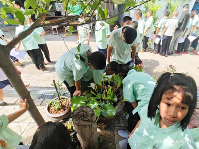 โครงการอบรมรณรงค์ป้องกันโรคไข้เลือดออก ณ โรงเรียนป่าไม้อุทิศ 9 ภาพที่ 8